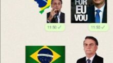 Grupo figurinhas Bolsonaro