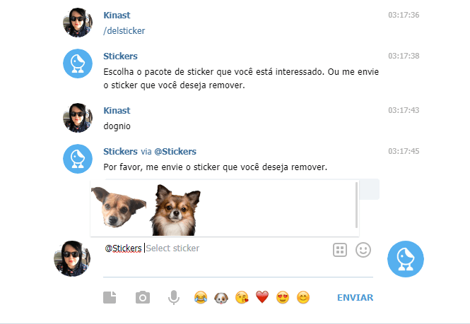 Figurinhas para telegram