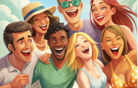Grupo de conversa divertida