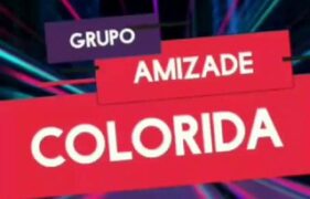 Grupo de amizade colorida